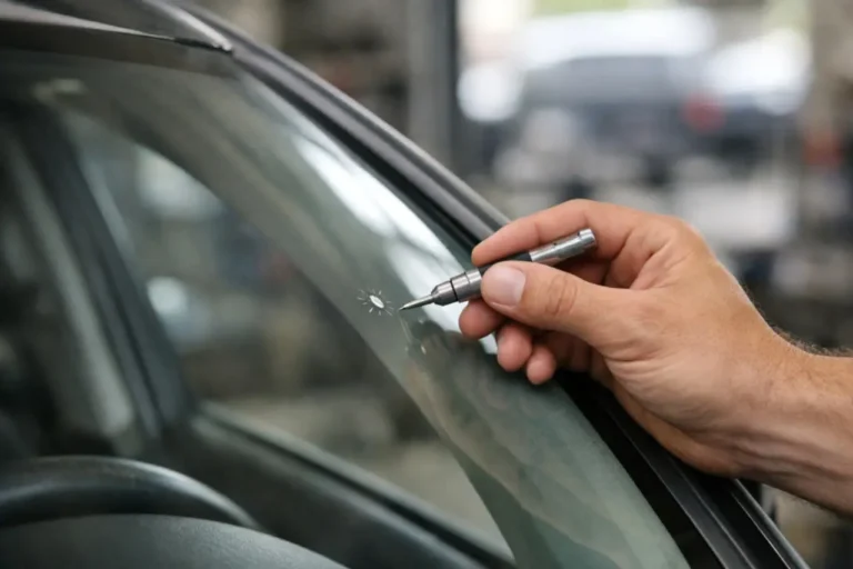 Ile czasu zajmuje naprawa odprysku na szybie samochodowej?