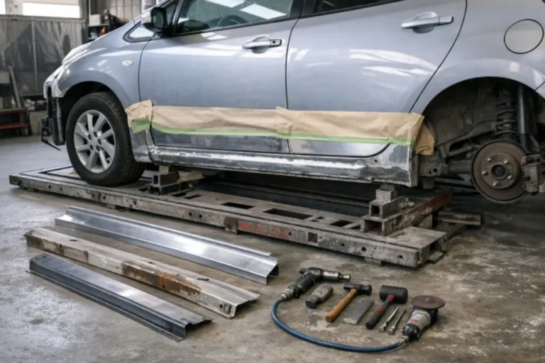 Wymiana progów w samochodzie – ile to trwa i na ile dni się przygotować?